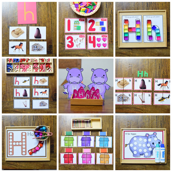Letter of the Week - Letter H Preschool Unit