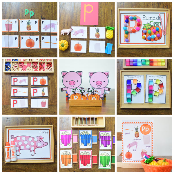 Letter of the Week - Letter P Preschool Unit