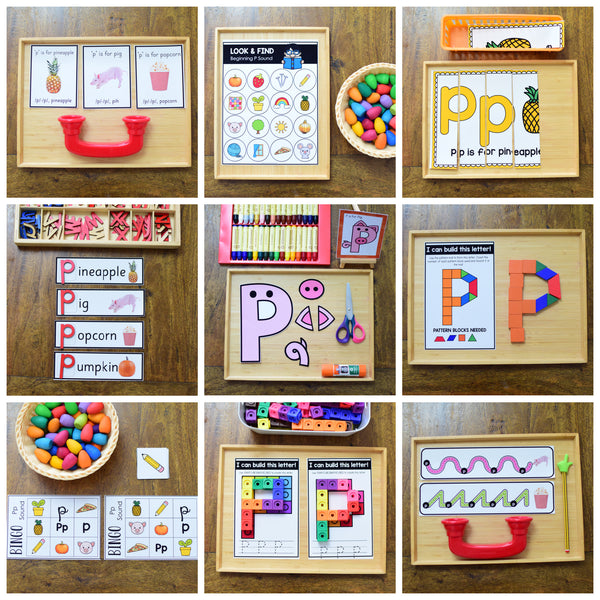 Letter of the Week - Letter P Preschool Unit