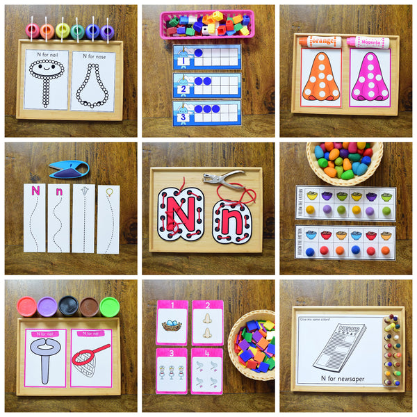 Letter of the Week - Letter N Preschool Unit