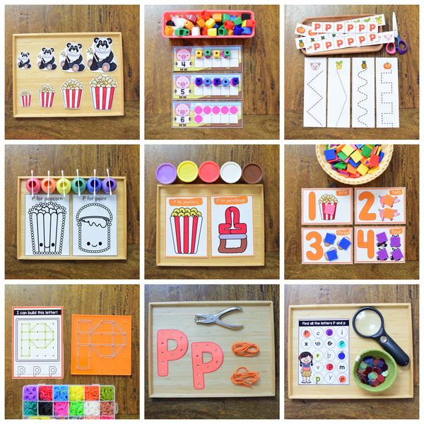 Letter of the Week - Letter P Preschool Unit