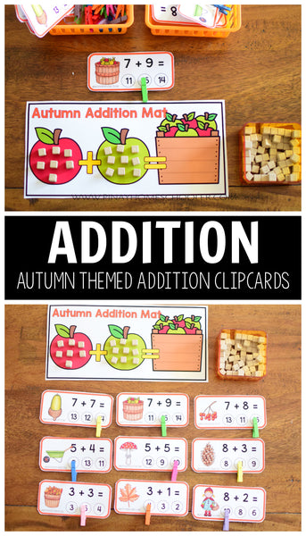 Autumn Fall Addition Clipcards