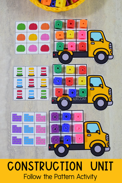 Construction and Tools Preschool Mini Unit