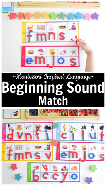 100 Pictures and Beginning Letter Matching Activity