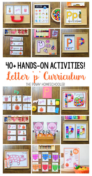 Letter of the Week - Letter P Preschool Unit