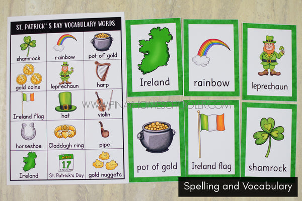 St. Patrick's Day Preschool and Kindergarten Mini Unit Activities