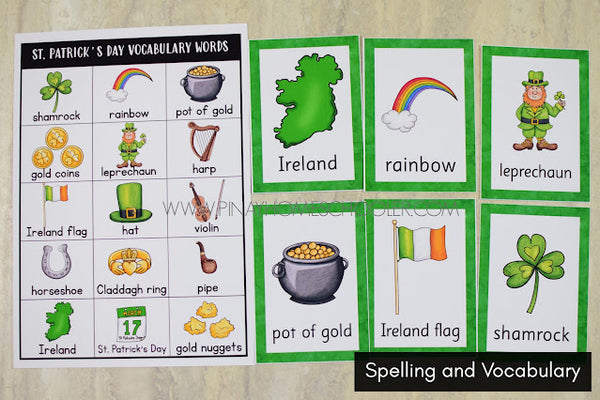 St. Patrick's Day Preschool and Kindergarten Mini Unit Activities