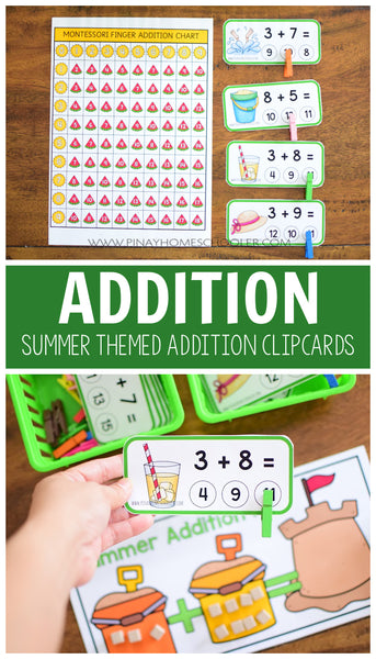 Summer Addition Clipcards