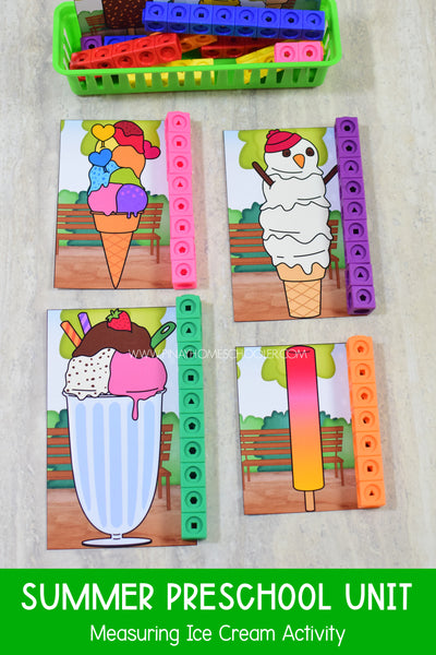 Summer Preschool Math and Literacy Pack