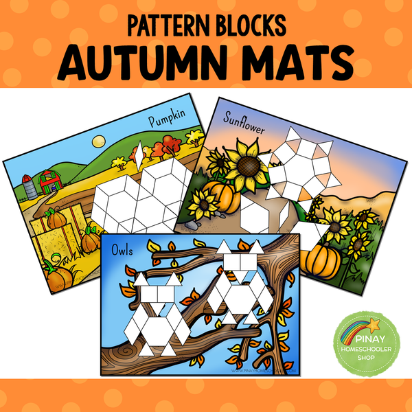 Season Pattern Blocks Puzzle Mats Bundle