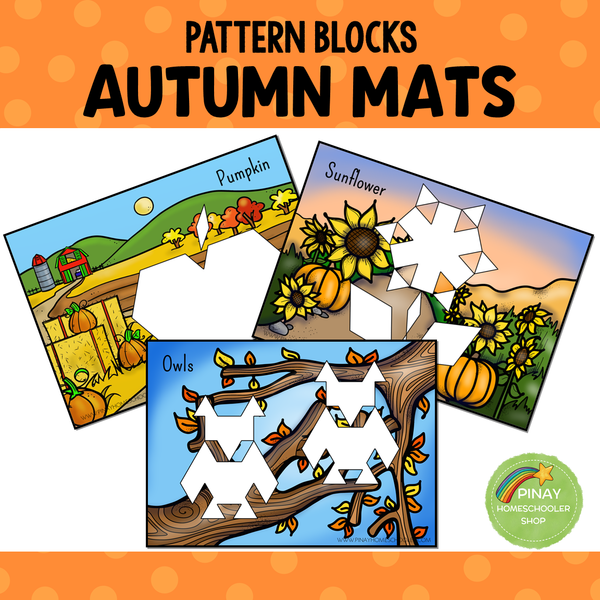 Season Pattern Blocks Puzzle Mats Bundle
