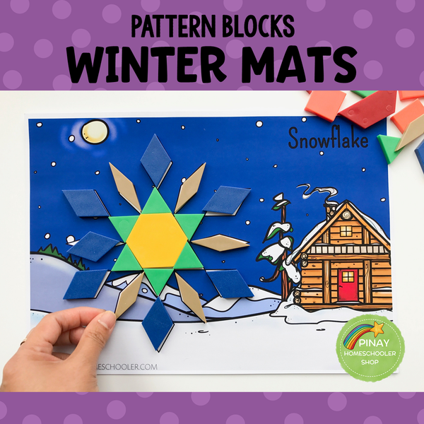 Season Pattern Blocks Puzzle Mats Bundle
