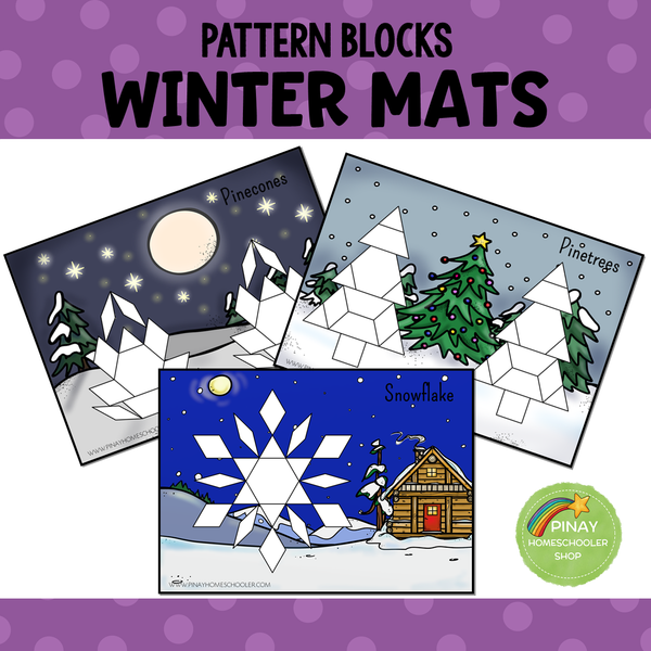 Season Pattern Blocks Puzzle Mats Bundle