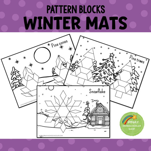 Season Pattern Blocks Puzzle Mats Bundle