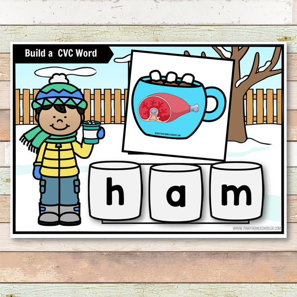 Year-long CVC Build Words Growing Bundle