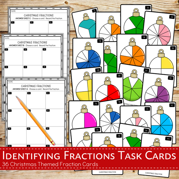 Idenitifying Fractions - Christmas