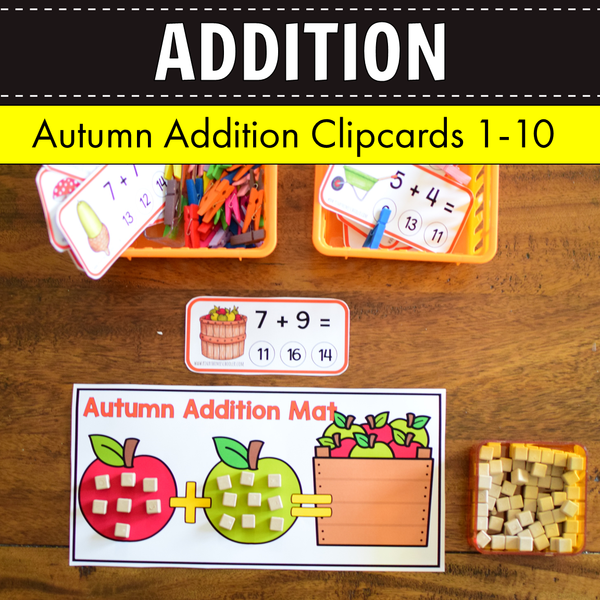 Autumn Fall Addition Clipcards