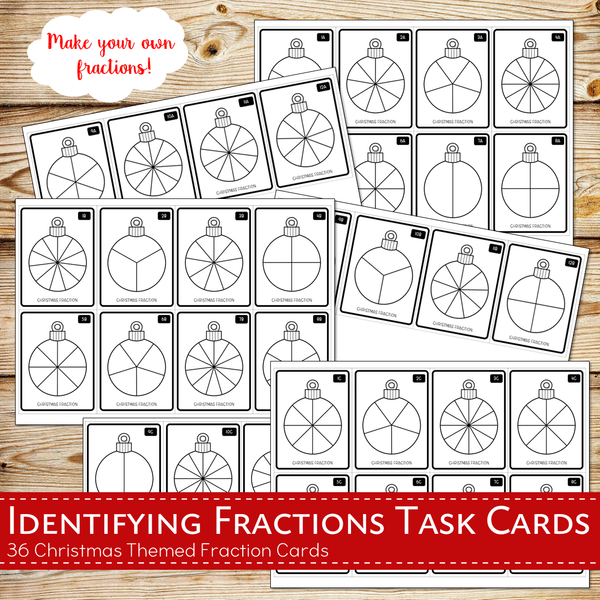 Idenitifying Fractions - Christmas