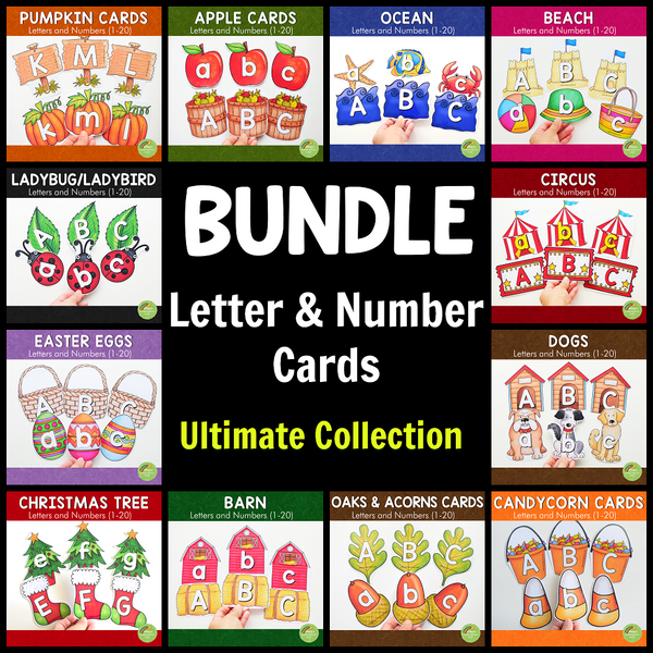 Ultimate Letters and Number Cards (Growing BUNDLE)