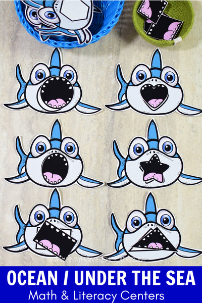 Ocean Preschool Math and Literacy Pack