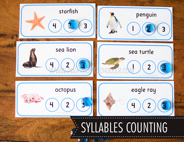 Safari Toob Ocean Preschool Kindergarten Activity Pack