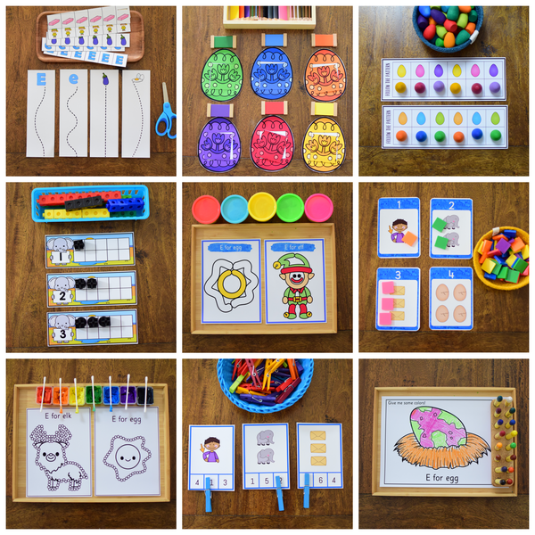 Letter E Curriculum - Letter of the Week