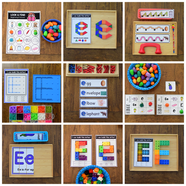 Letter E Curriculum - Letter of the Week