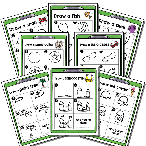 Directed Drawing - Summer Theme