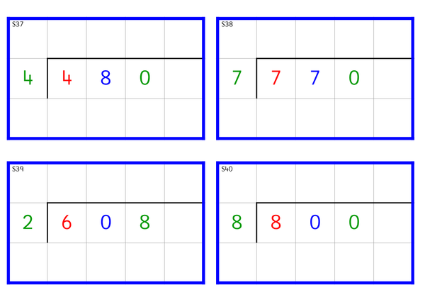 Montessori Stamp Game Command Cards BUNDLE