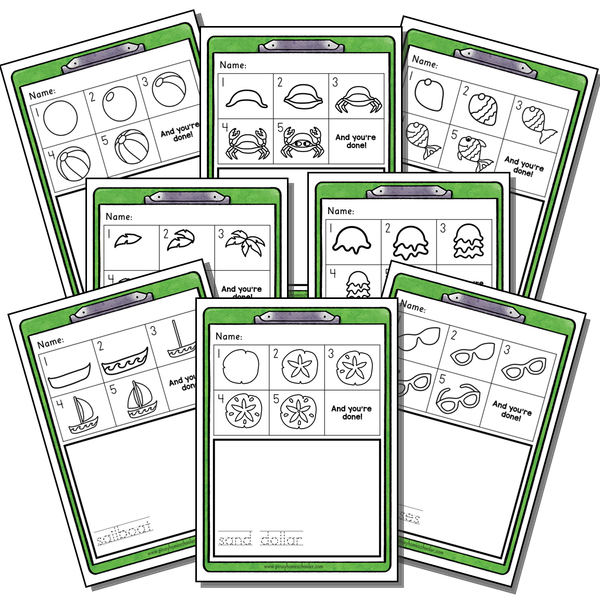 Directed Drawing - Summer Theme