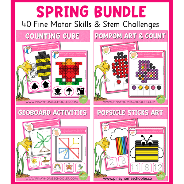 Fine Motor Skills Activities - Spring