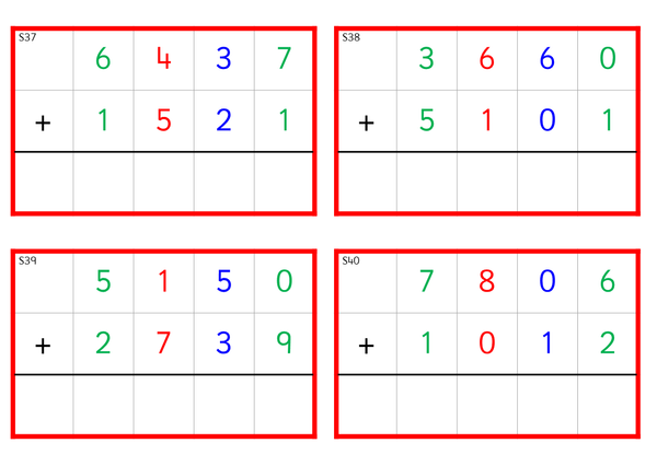 Montessori Stamp Game Command Cards BUNDLE