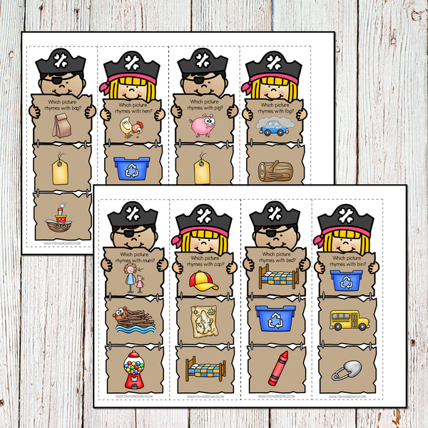 Pirates Themed Preschool Kindergarten Mini Unit