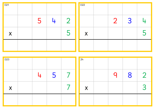 Montessori Stamp Game Command Cards BUNDLE