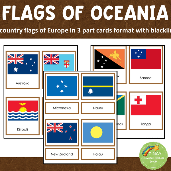 Montessori Country Flags Bundle - COMPLETE