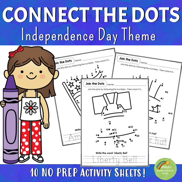 80 Connect the Dots Activity Sheets - HOLIDAY BUNDLE