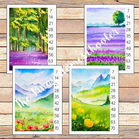 Spring Number Sequencing and Skip Counting Puzzles