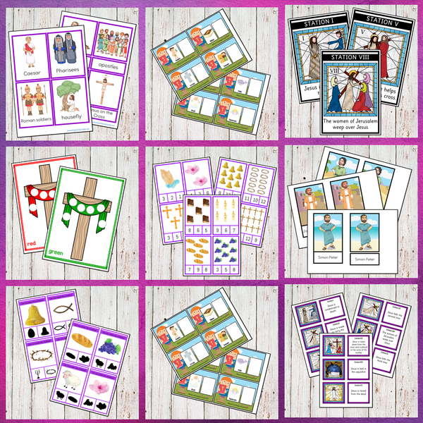 Easter Religious Preschool Unit