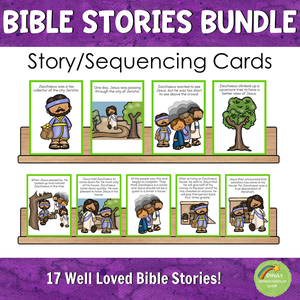Bible Stories Sequencing BUNDLE Set 2