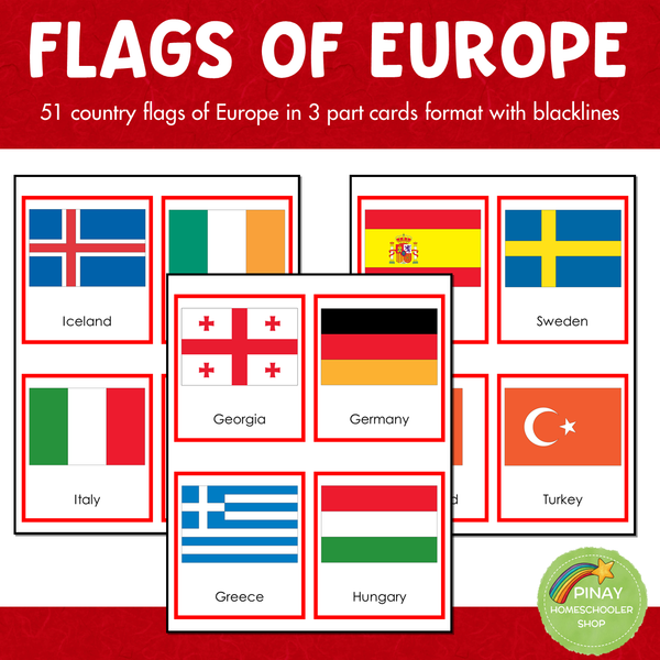 Montessori Country Flags Bundle - COMPLETE