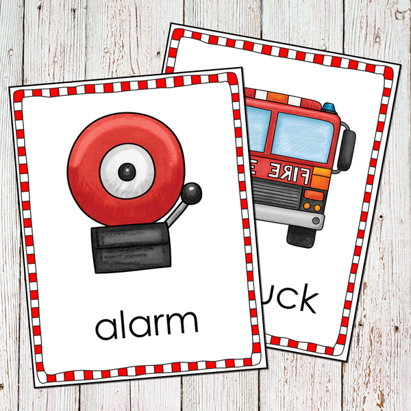 Fire Prevention Safety Preschool Math and Literacy Centers