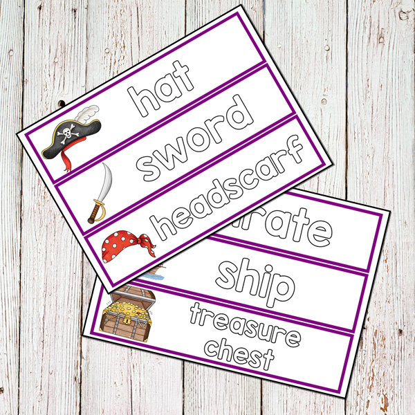 Pirates Themed Preschool Kindergarten Mini Unit