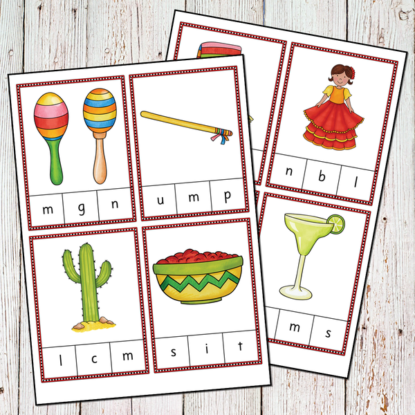 Cinco de Mayo Fiesta Themed Preschool Kindergarten Mini Unit