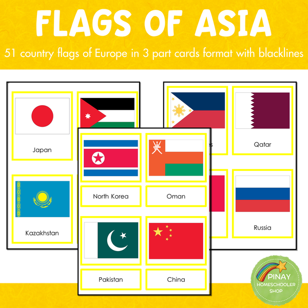 Montessori Country Flags Bundle - COMPLETE