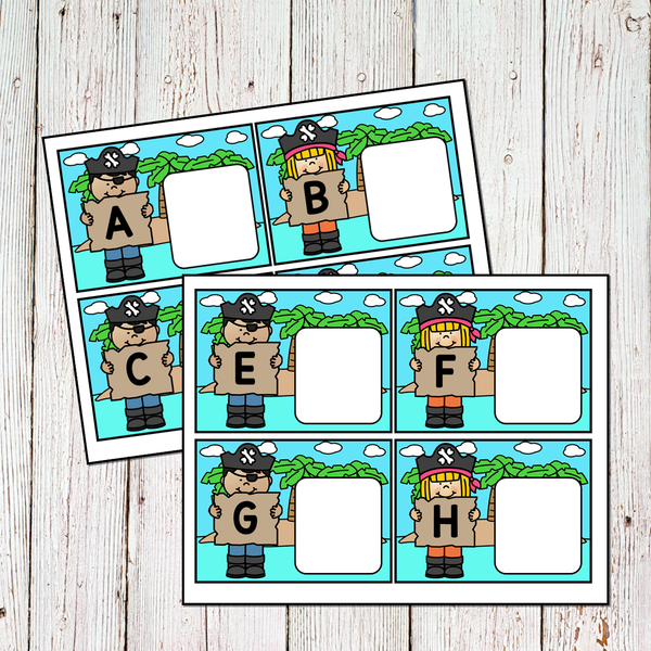 Pirates Themed Preschool Kindergarten Mini Unit