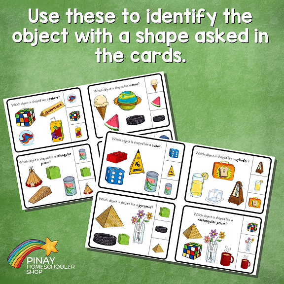 3D Shapes in Real Life Learning Pack