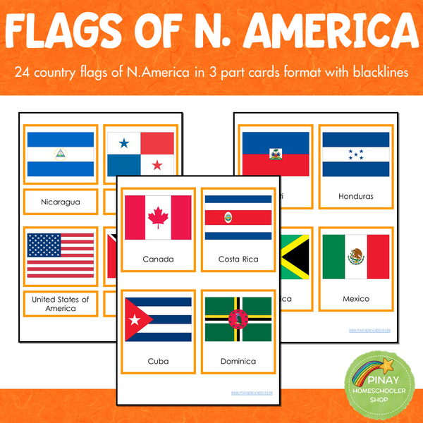 Montessori Country Flags Bundle - COMPLETE