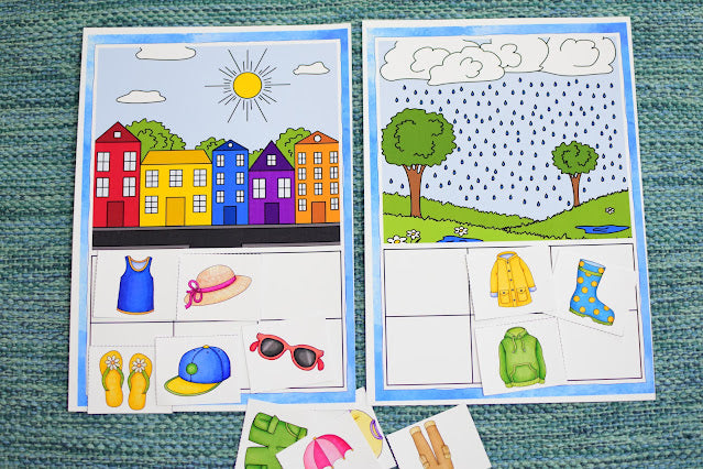 Weather Themed Preschool Mini Unit Activities
