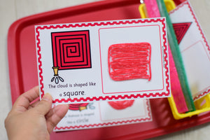 FREE Fire Hose Shape Cards