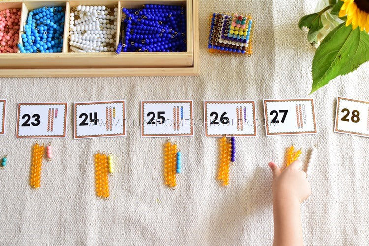Montessori Teens and Tens Extension Work
